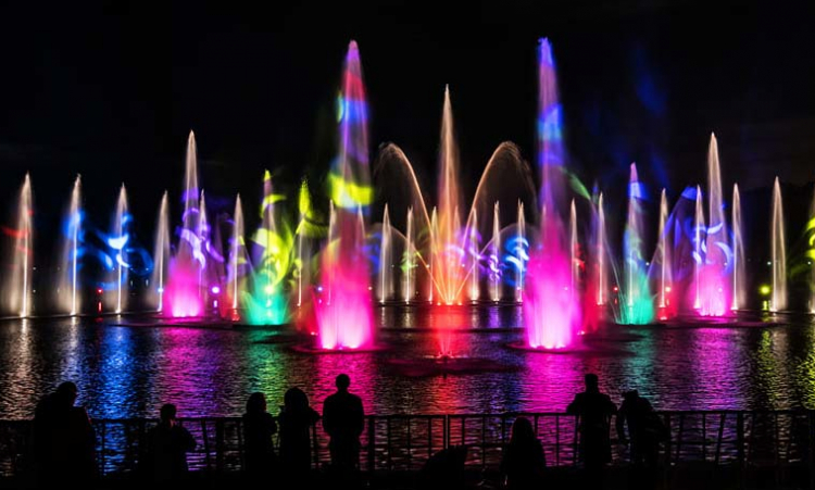 for a musical fountain design